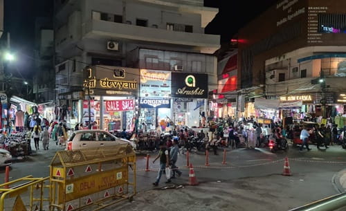 Kamla Nagar Market Delhi