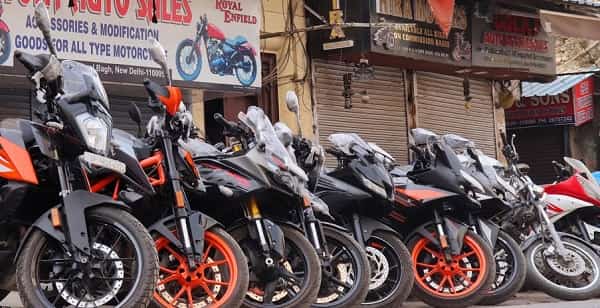 Karol Bagh Bike Market Delhi