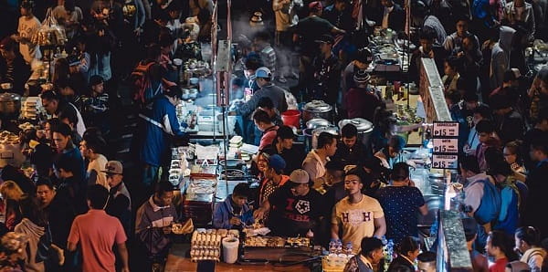 Sarafa Night Food Market Indore